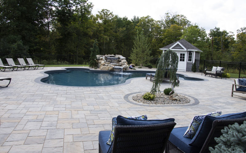 Custom inground pool installed by Majestic Pools