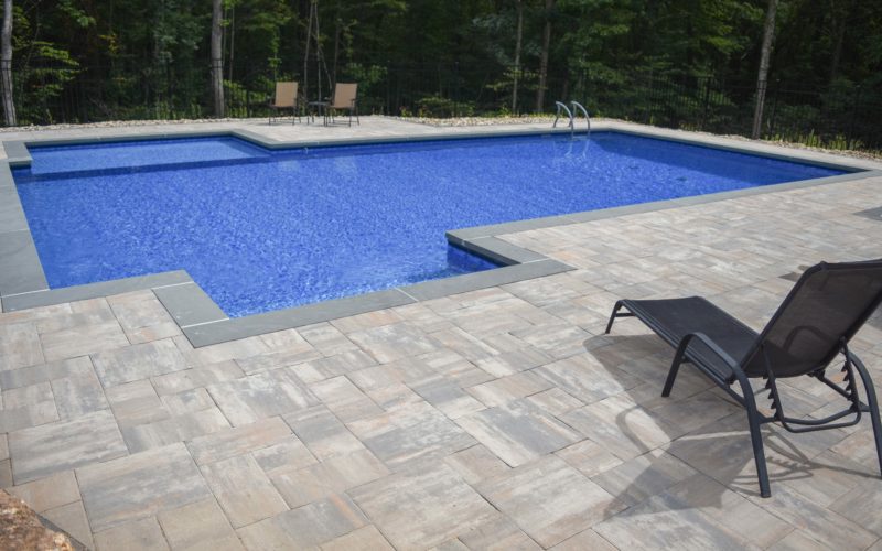 Custom inground pool installed by Majestic Pools