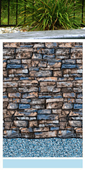 natural stone inground pool liner - Amherst, MA
